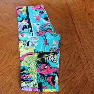 Colorful Comic Print Leggings